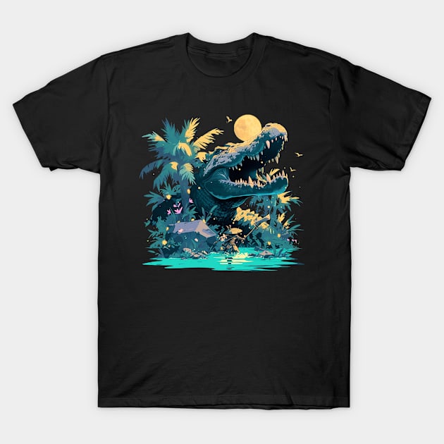 crocodile T-Shirt by StevenBag